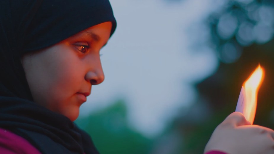 Maram Aljahmi as Jinane in Marjoun and the Flying Headscarf courtesy of AANM